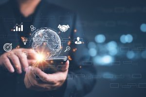 graphic showing technology influencing the conveyancing process