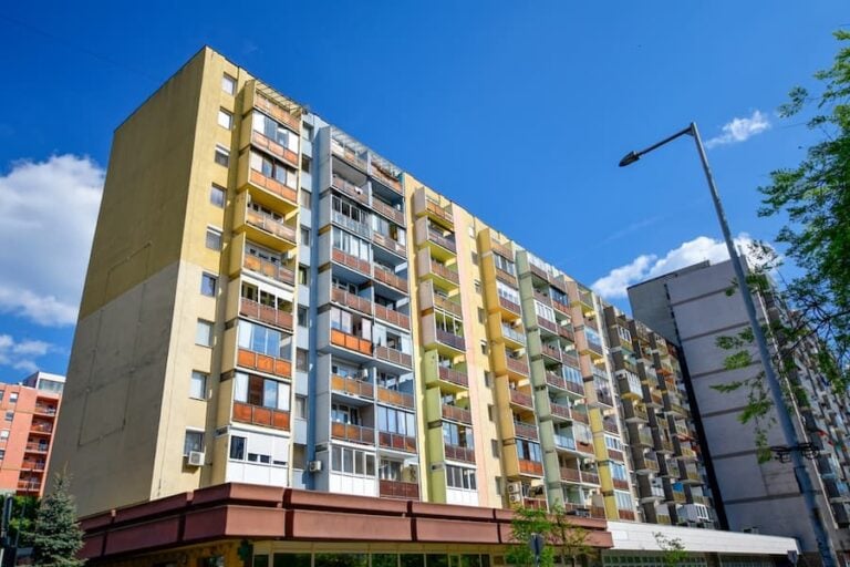 A large block of leasehold flats