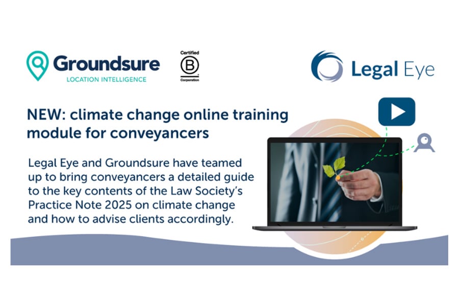 A branded Groundsure header with logos