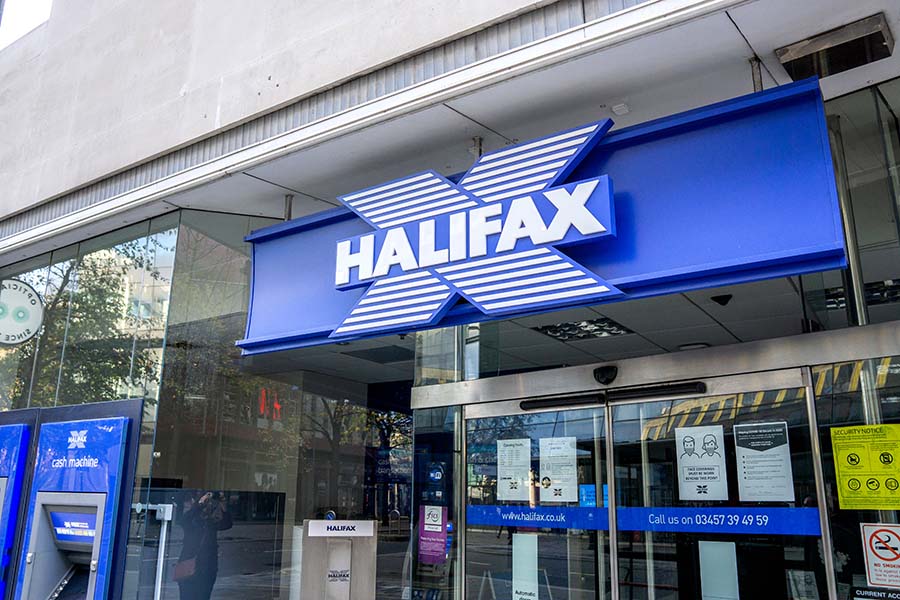 The exterior of a Halifax branch