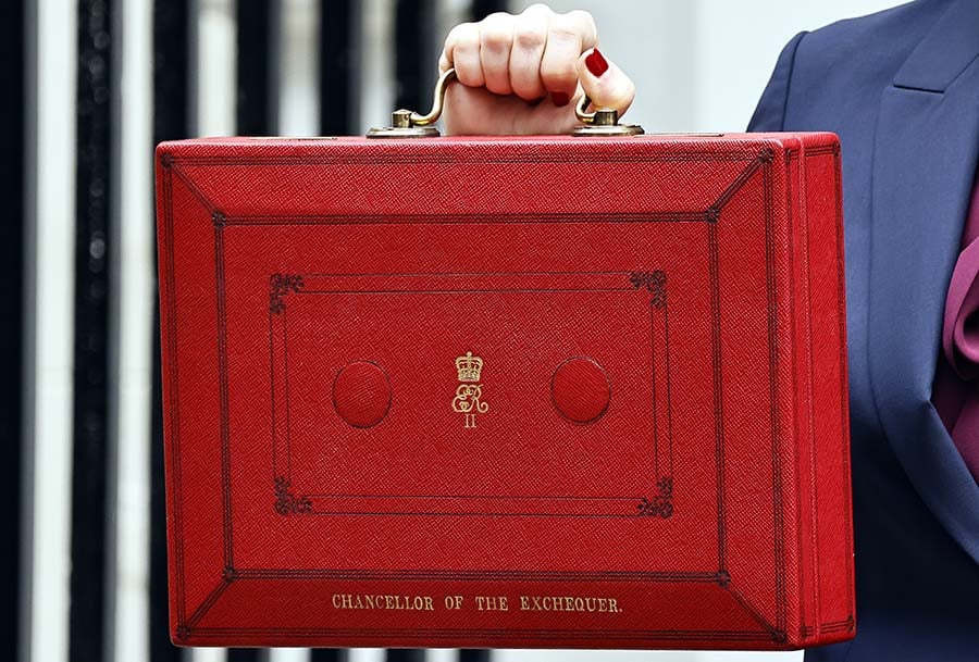 The red budget briefcase