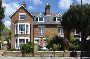 A large semi detached house in London