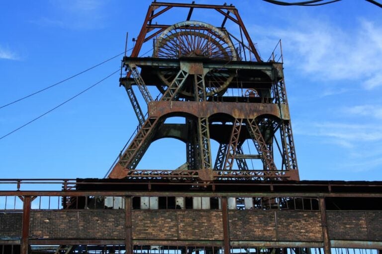 Chatterley Whitfield Colliery, disused coal mine, Chell, Staffordshire