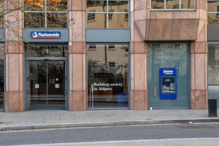 Nationwide building society branch in London