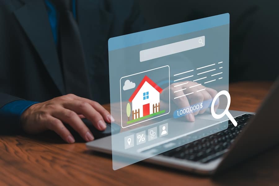 Real estate assets Home buying and selling online search