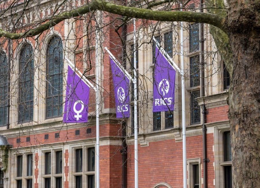 The Royal Institution of Chartered Surveyors flags